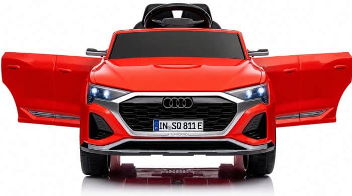 Дитячий електромобіль Audi SQ8 4×4 12V червоний з пультом керування Diego – фото 2