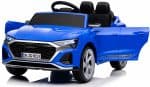 Дитячий електромобіль Audi SQ8 12V синій з пультом керування Diego – фото 4