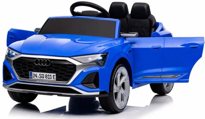 Дитячий електромобіль Audi SQ8 12V синій з пультом керування Diego – фото 4