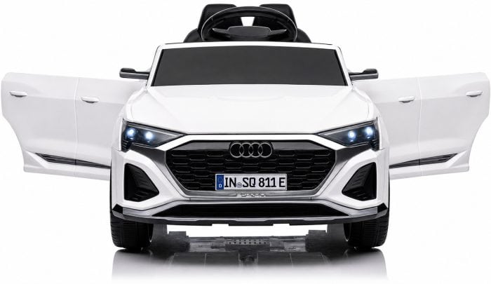 Дитячий електромобіль Audi SQ8 4×4 12V білий з пультом керування Diego – фото 8