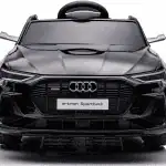 Дитячий електромобіль Audi e-tron 12V чорний з пультом керування Diego