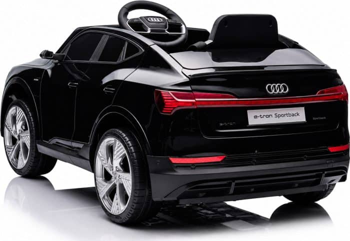 Дитячий електромобіль Audi e-tron 12V чорний з пультом керування Diego – фото 4