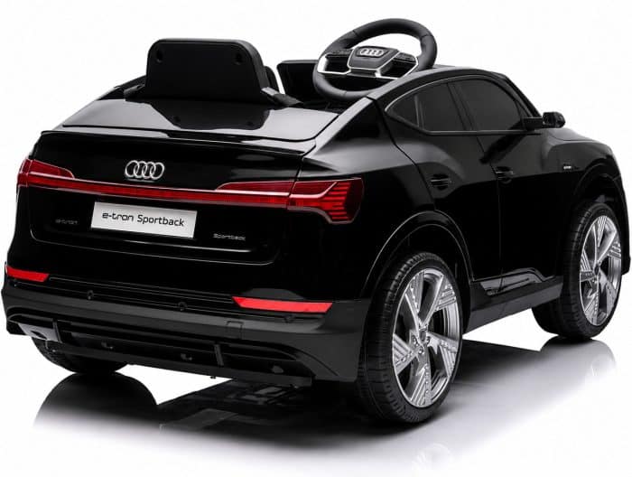 Дитячий електромобіль Audi e-tron 12V чорний з пультом керування Diego – фото 7