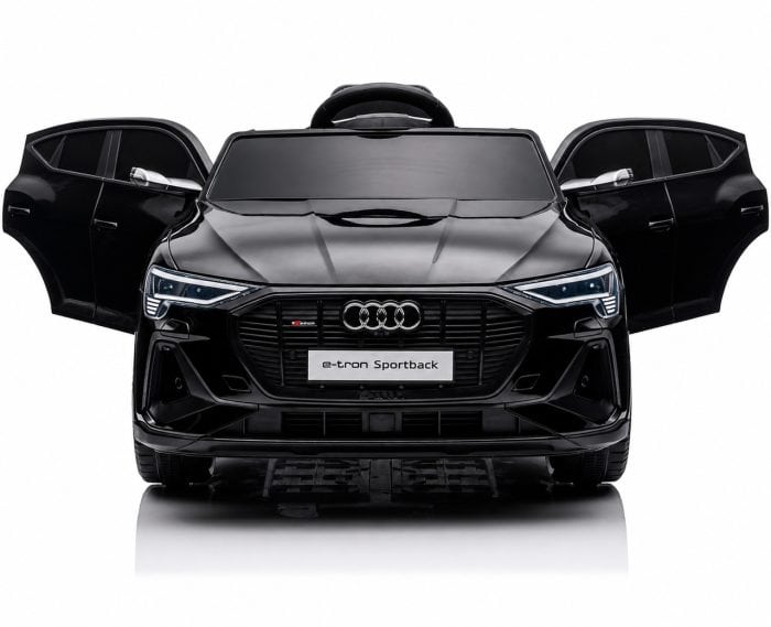 Дитячий електромобіль Audi e-tron 12V чорний з пультом керування Diego – фото 8