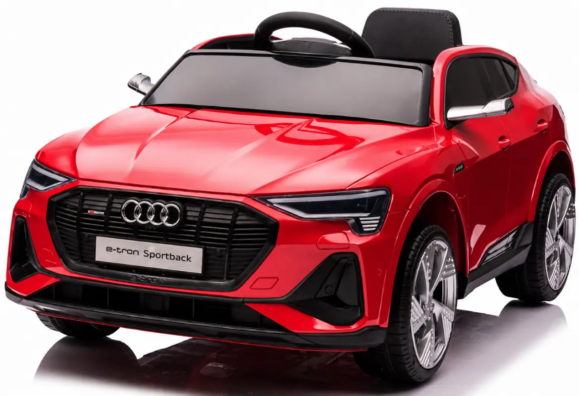 Дитячий електромобіль Audi e-tron 12V червоний з пультом керування Diego