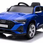 Дитячий електромобіль Audi e-tron 12V синій з пультом керування Diego