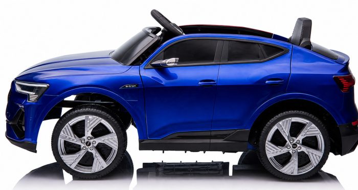 Дитячий електромобіль Audi e-tron 12V синій з пультом керування Diego – фото 5