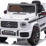Дитячий електромобіль MERCEDES G63 4×4 12V білий з пультом керування Diego