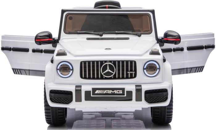 Дитячий електромобіль MERCEDES G63 4×4 12V білий з пультом керування Diego – фото 2