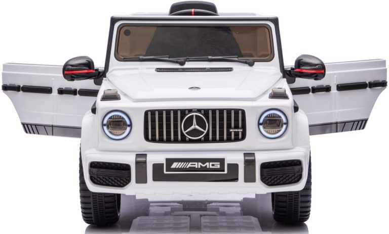 Дитячий електромобіль MERCEDES G63 4×4 12V білий з пультом керування Diego – фото 2