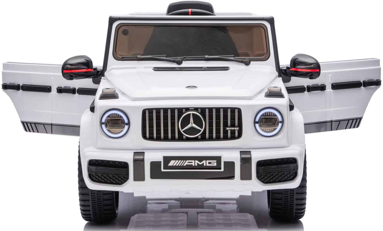 Дитячий електромобіль MERCEDES G63 4×4 12V білий з пультом керування Diego – фото 2