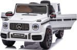 Дитячий електромобіль MERCEDES G63 4×4 12V білий з пультом керування Diego – фото 3