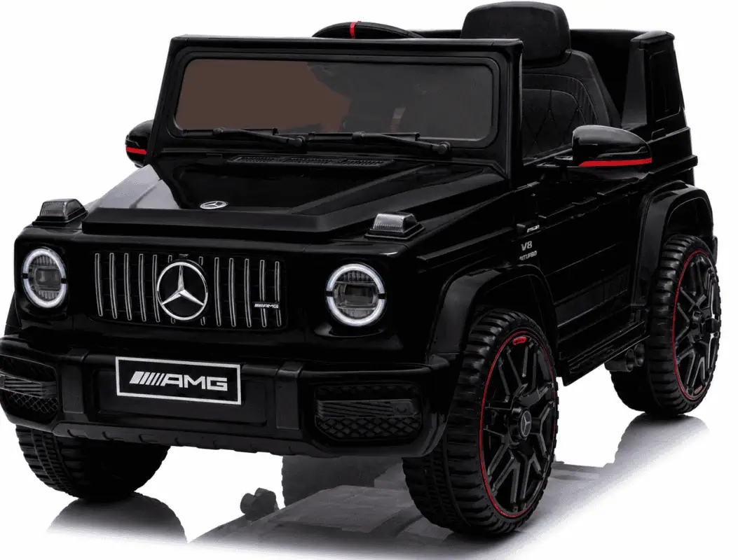 Дитячий електромобіль MERCEDES G63 12V чорний з пультом керування Diego