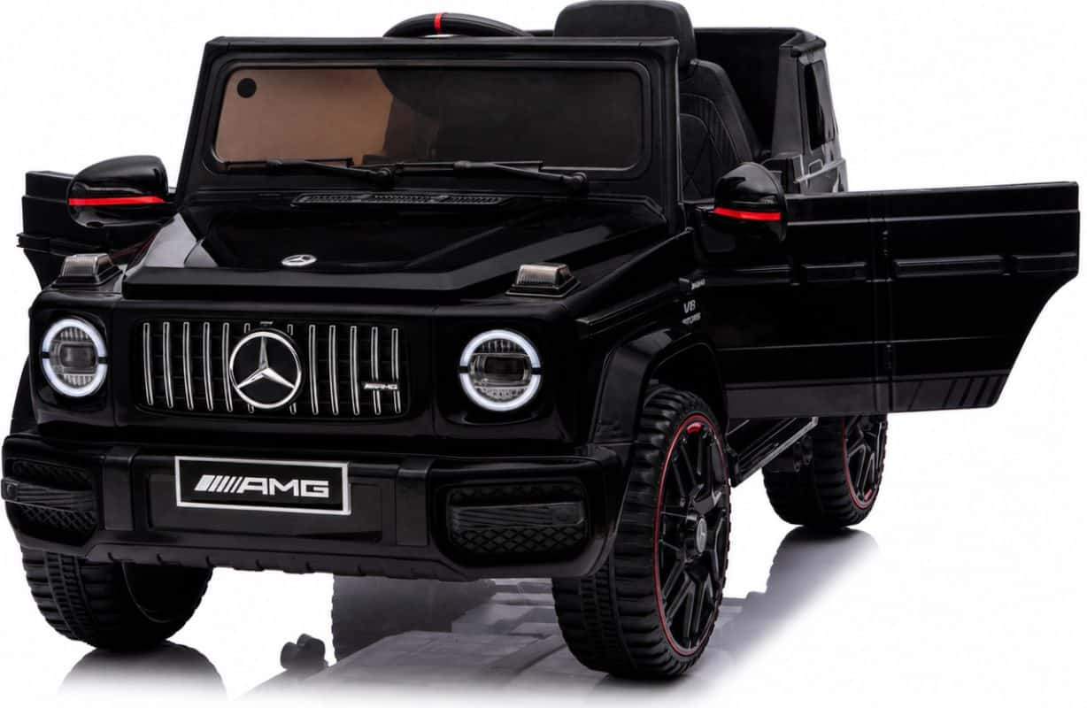 Дитячий електромобіль MERCEDES G63 12V чорний з пультом керування Diego – фото 2