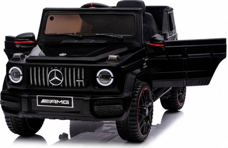Дитячий електромобіль MERCEDES G63 12V чорний з пультом керування Diego – фото 2