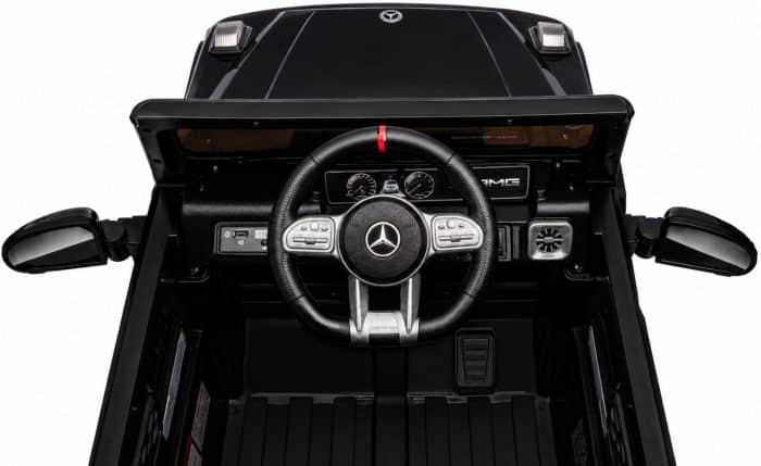 Дитячий електромобіль MERCEDES G63 12V чорний з пультом керування Diego – фото 7