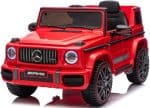 Дитячий електромобіль MERCEDES G63 4×4 12V червоний з пультом керування Diego