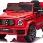 Дитячий електромобіль MERCEDES G63 4×4 12V червоний з пультом керування Diego