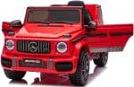 Дитячий електромобіль MERCEDES G63 4×4 12V червоний з пультом керування Diego – фото 7