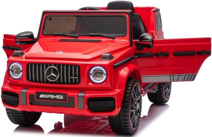 Дитячий електромобіль MERCEDES G63 4×4 12V червоний з пультом керування Diego – фото 7