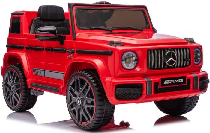 Дитячий електромобіль MERCEDES G63 4×4 12V червоний з пультом керування Diego – фото 9