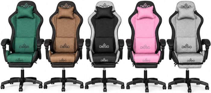 Крісло геймерське DIEGO Fabric X Black – фото 8