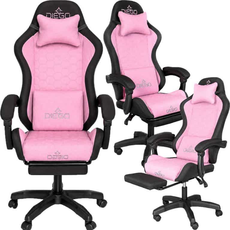 Крісло геймерське DIEGO Fabric X Pink