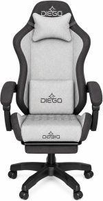 Крісло геймерське DIEGO Fabric X Gray – фото 3