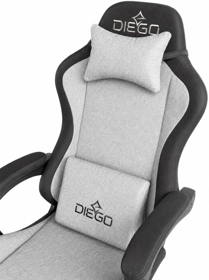 Крісло геймерське DIEGO Fabric X Gray – фото 6