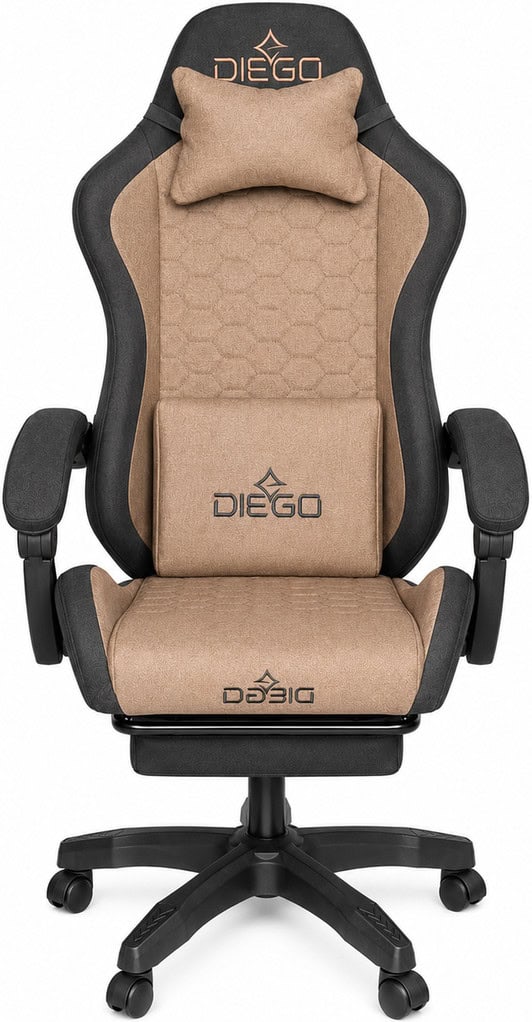 Крісло геймерське DIEGO Fabric X Brown – фото 2