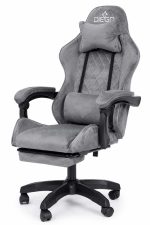 Крісло геймерське DIEGO ALCANTARA PRO Gray – фото 2
