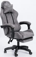 Крісло геймерське DIEGO ALCANTARA PRO Gray – фото 3
