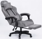 Крісло геймерське DIEGO ALCANTARA PRO Gray – фото 5