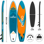 Надувна SUP-дошка для плавання 350см Diego - Зображення 2